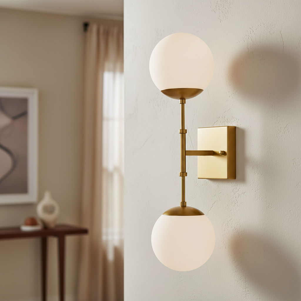 Mercana Edie 22" x 7.5" x 6" Metal Wall Sconce