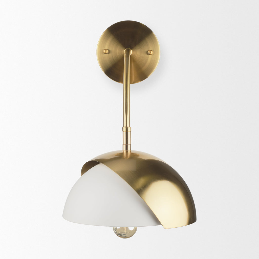 Mercana Cybill 13" x 13" x 13.4" Metal Wall Sconce