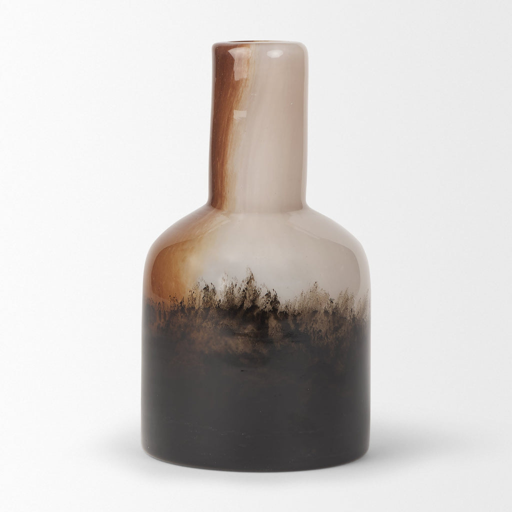 Mercana Marans 4.7" x 4.7" x 8.7" Glass Vase