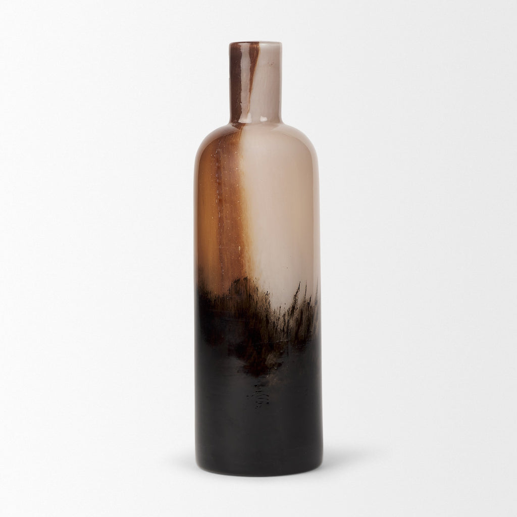 Mercana Marans 4.1" x 4.1" x 10.6" Glass Vase
