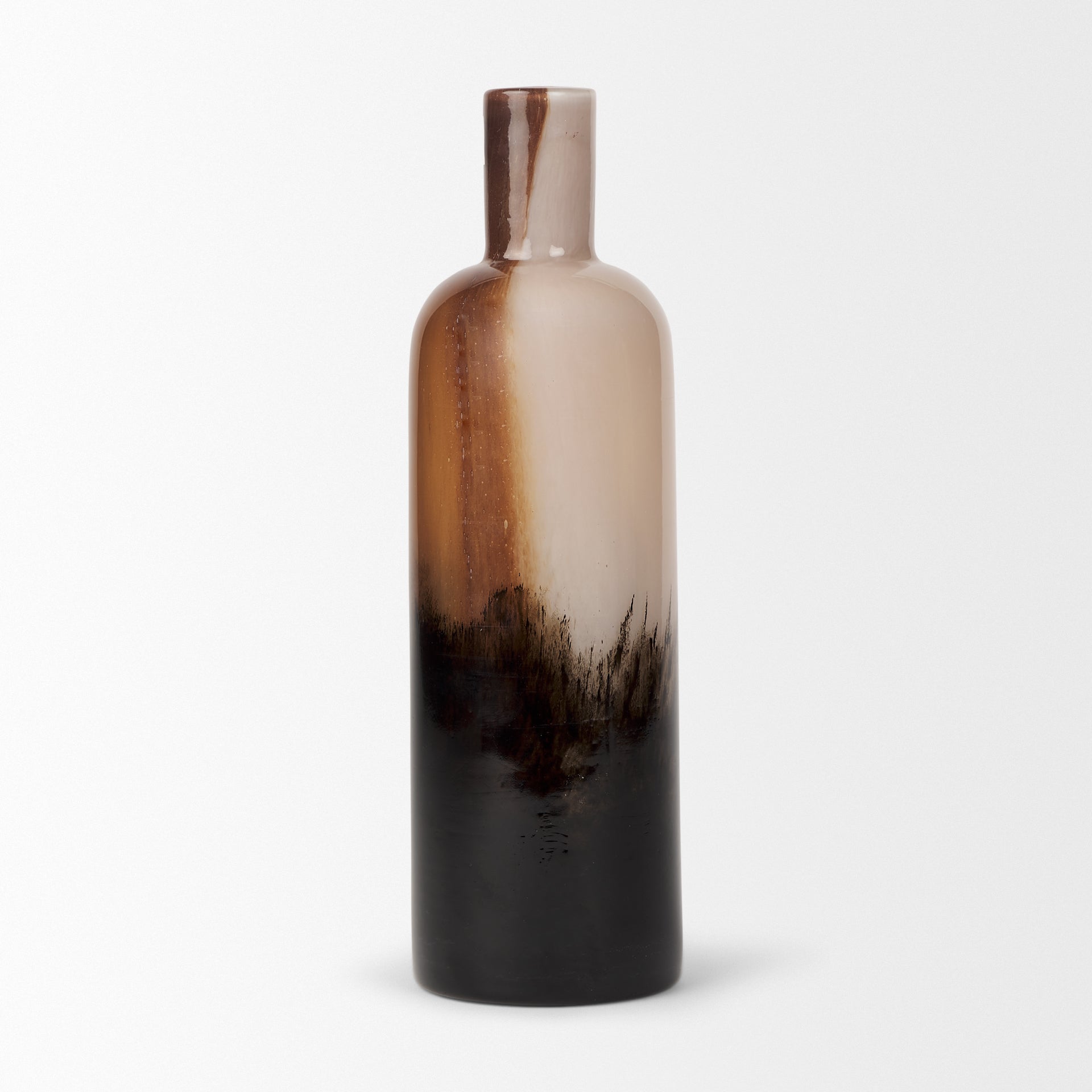 Mercana Marans 4.1" x 4.1" x 10.6" Glass Vase