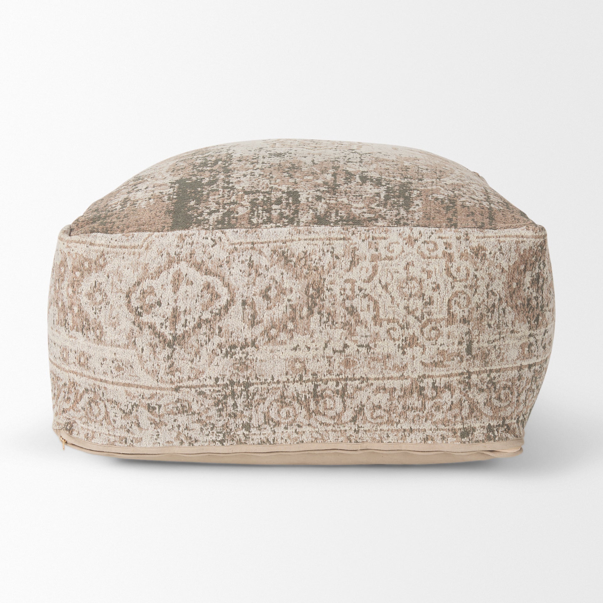 Mercana Khloe 17" x 36" x 36" Cotton Pouf
