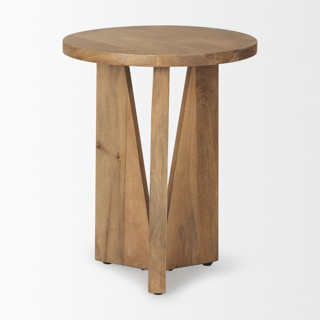 Mercana Mattius 18" x 18" x 22" Solid Wood Side Table