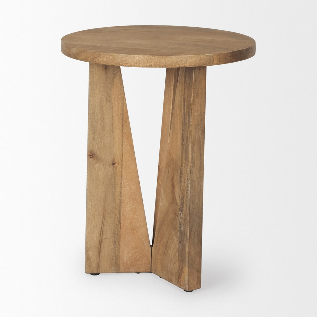 Mercana Mattius 18" x 18" x 22" Solid Wood Side Table
