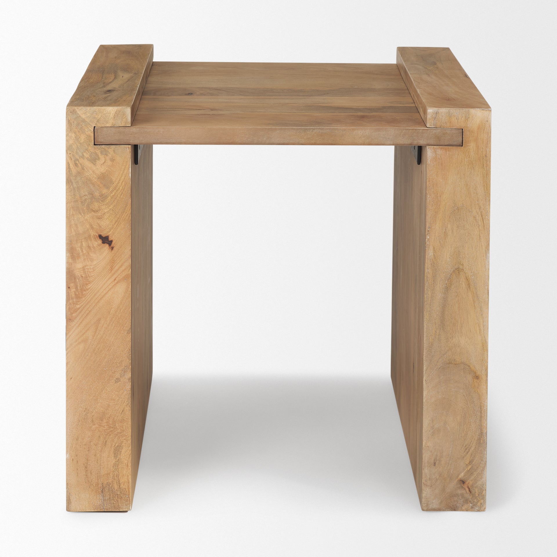 Mercana Athelia 23" x 22" x 22.5" Solid Wood Side Table