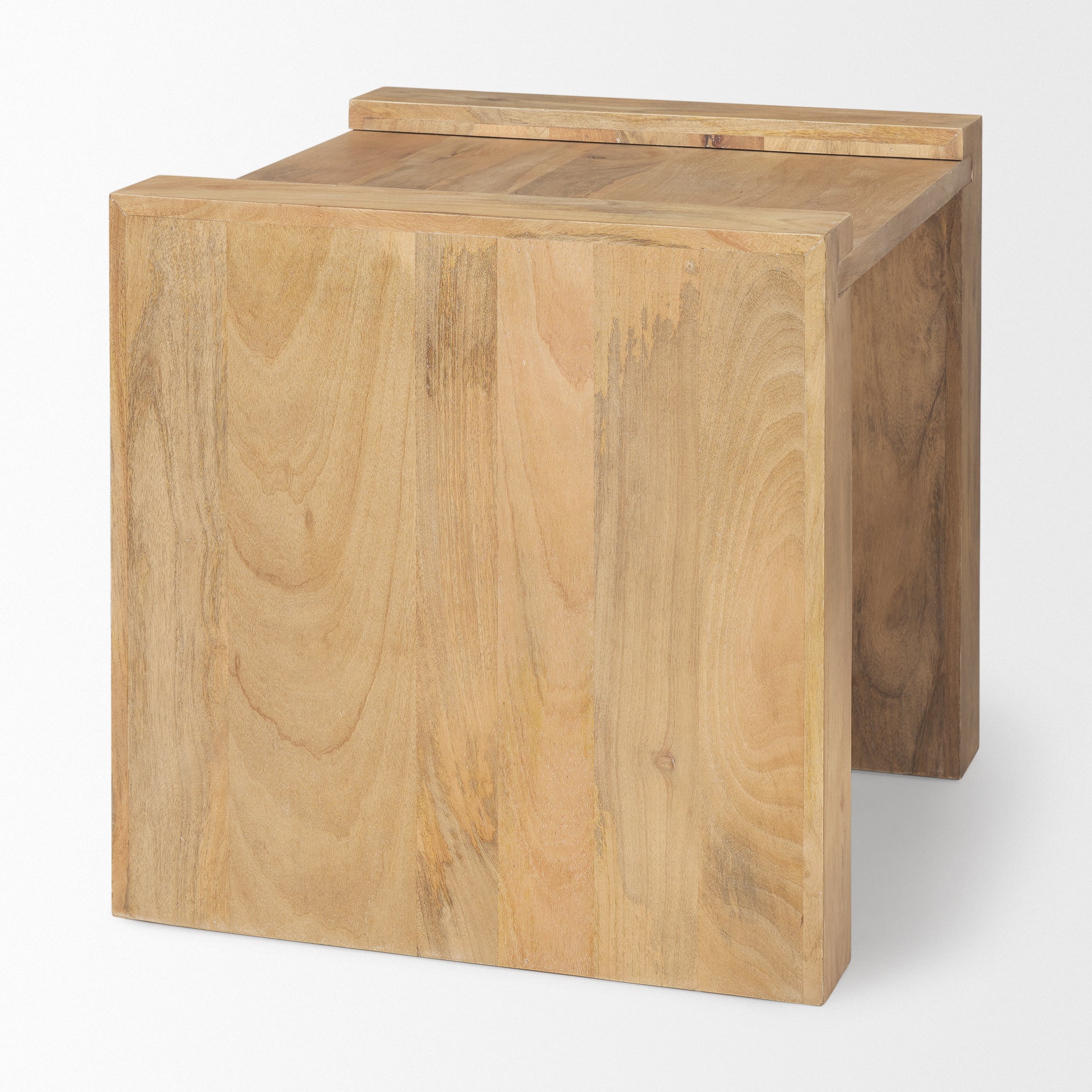 Mercana Athelia 23" x 22" x 22.5" Solid Wood Side Table