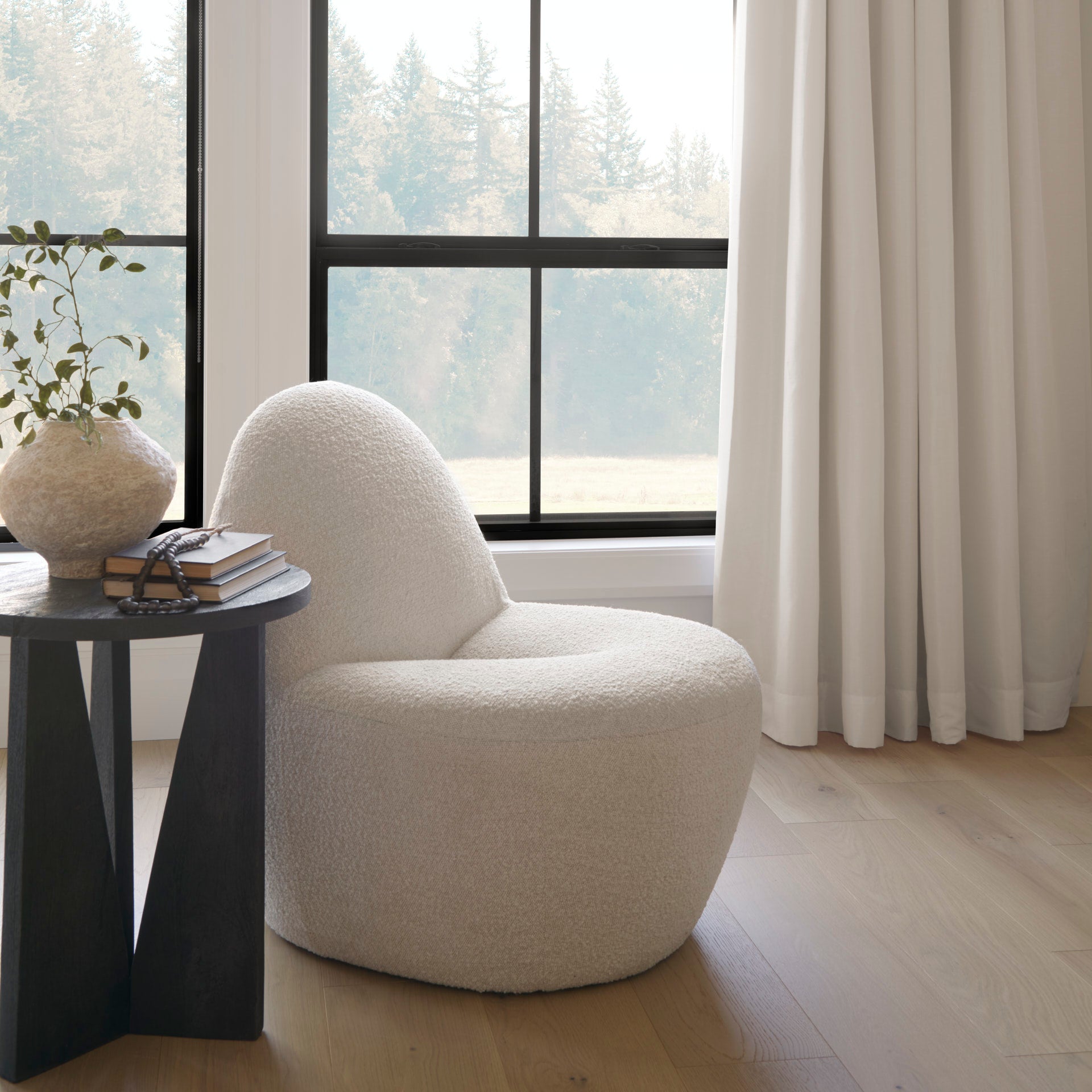 Mercana Mattius 18" x 18" x 22.5" Solid Wood Side Table