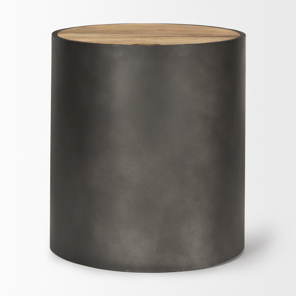 Mercana Eclipse 20" x 20" x 22.1" Solid Wood Side Table