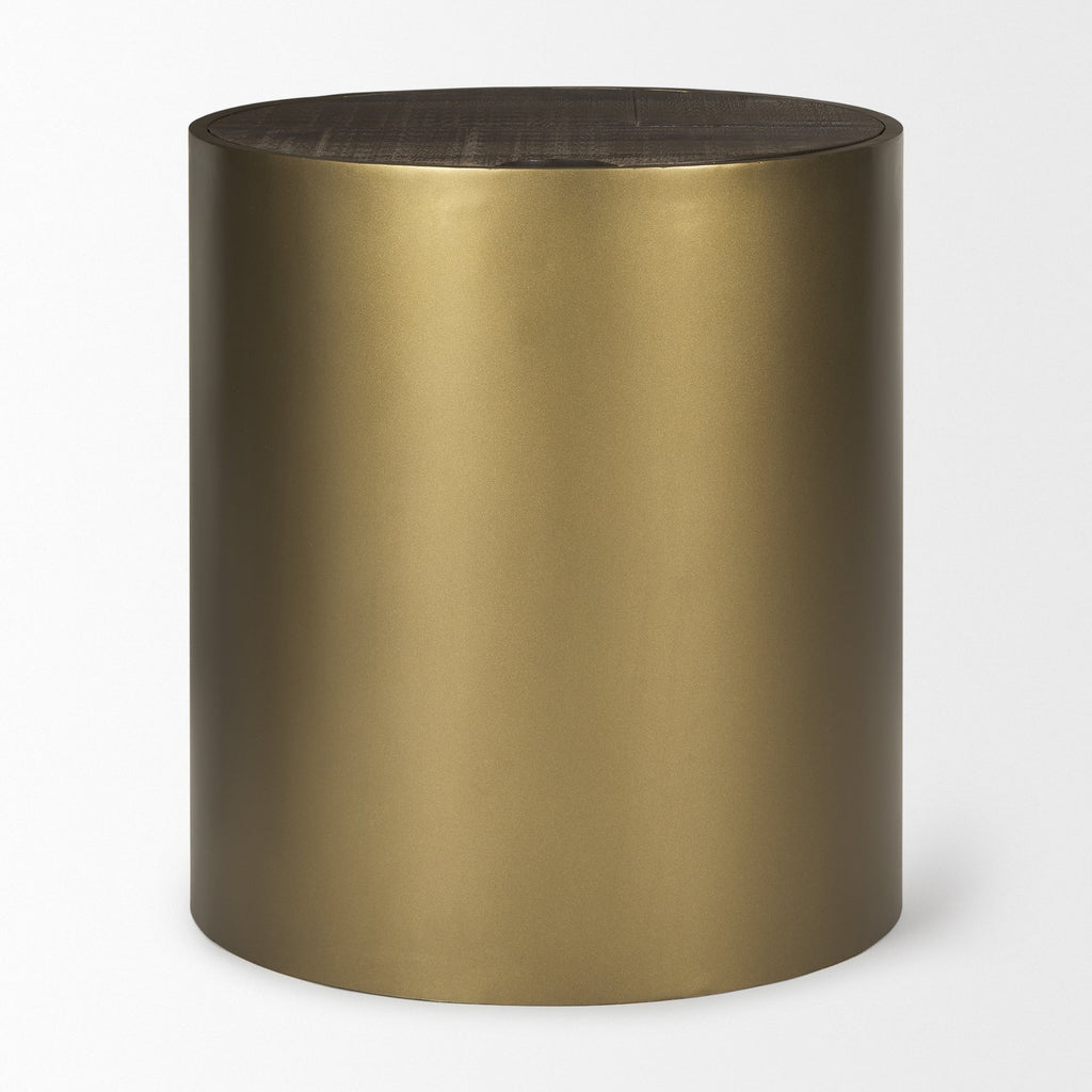 Mercana Eclipse 20" x 20" x 22" Metal Side Table
