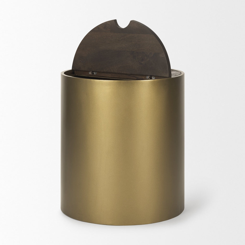 Mercana Eclipse 20" x 20" x 22" Metal Side Table