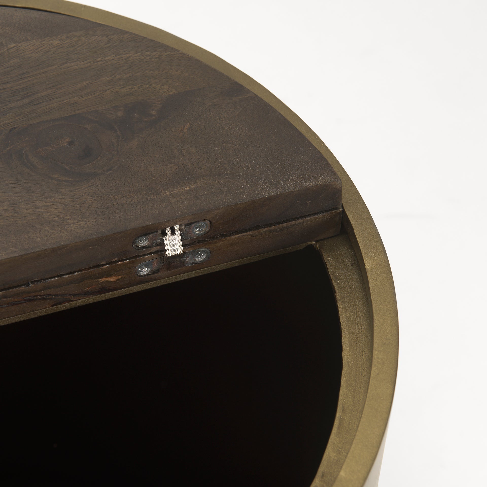 Mercana Eclipse 20" x 20" x 22" Metal Side Table