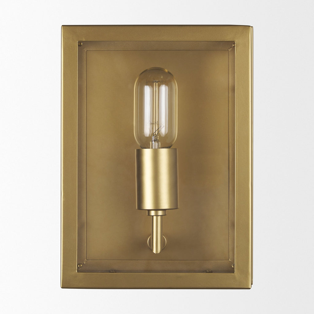 Mercana Cairn 7.9" x 5.1" x 10.6" Metal Wall Sconce