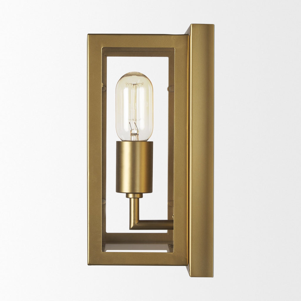 Mercana Cairn 7.9" x 5.1" x 10.6" Metal Wall Sconce