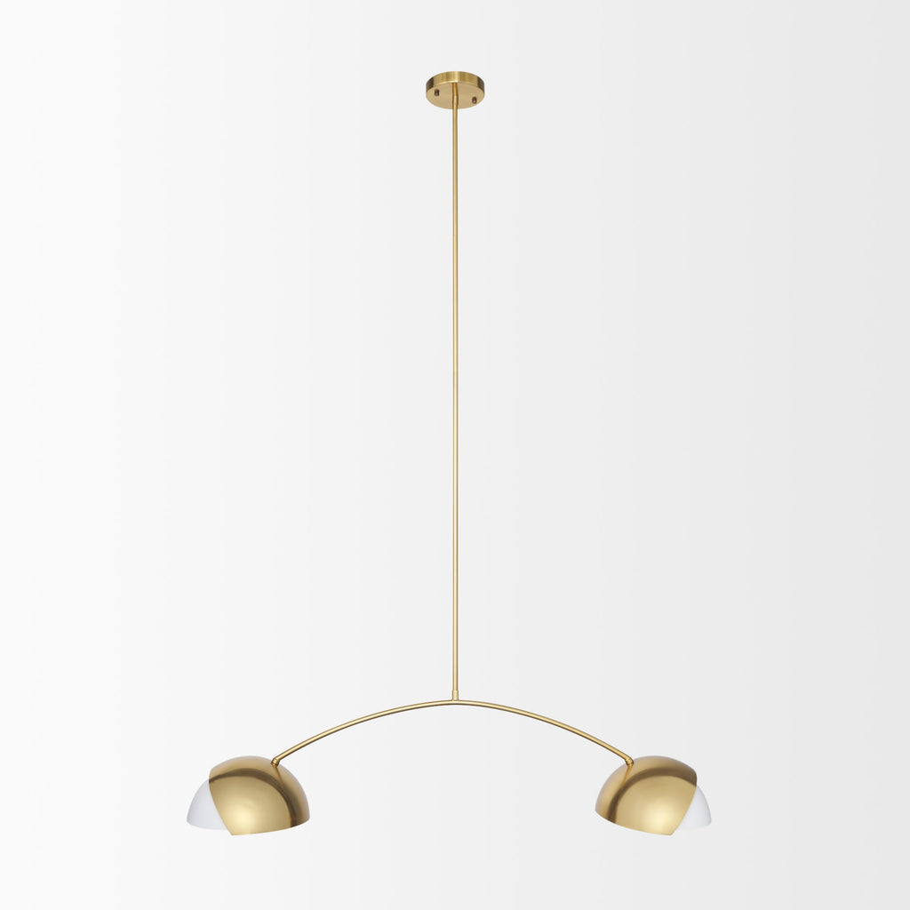 Mercana Cybill 41.7" x 9.5" x 9.8" Metal Chandelier