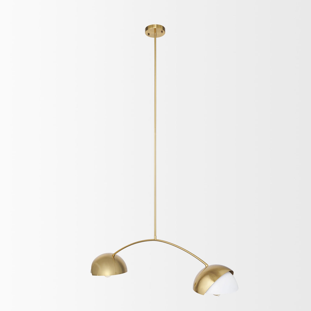 Mercana Cybill 41.7" x 9.5" x 9.8" Metal Chandelier