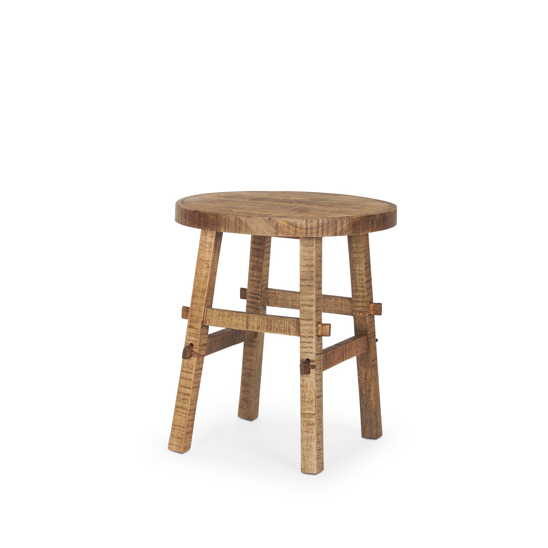 Mercana Rosie 20" x 20" x 22.5" Solid Wood Side Table