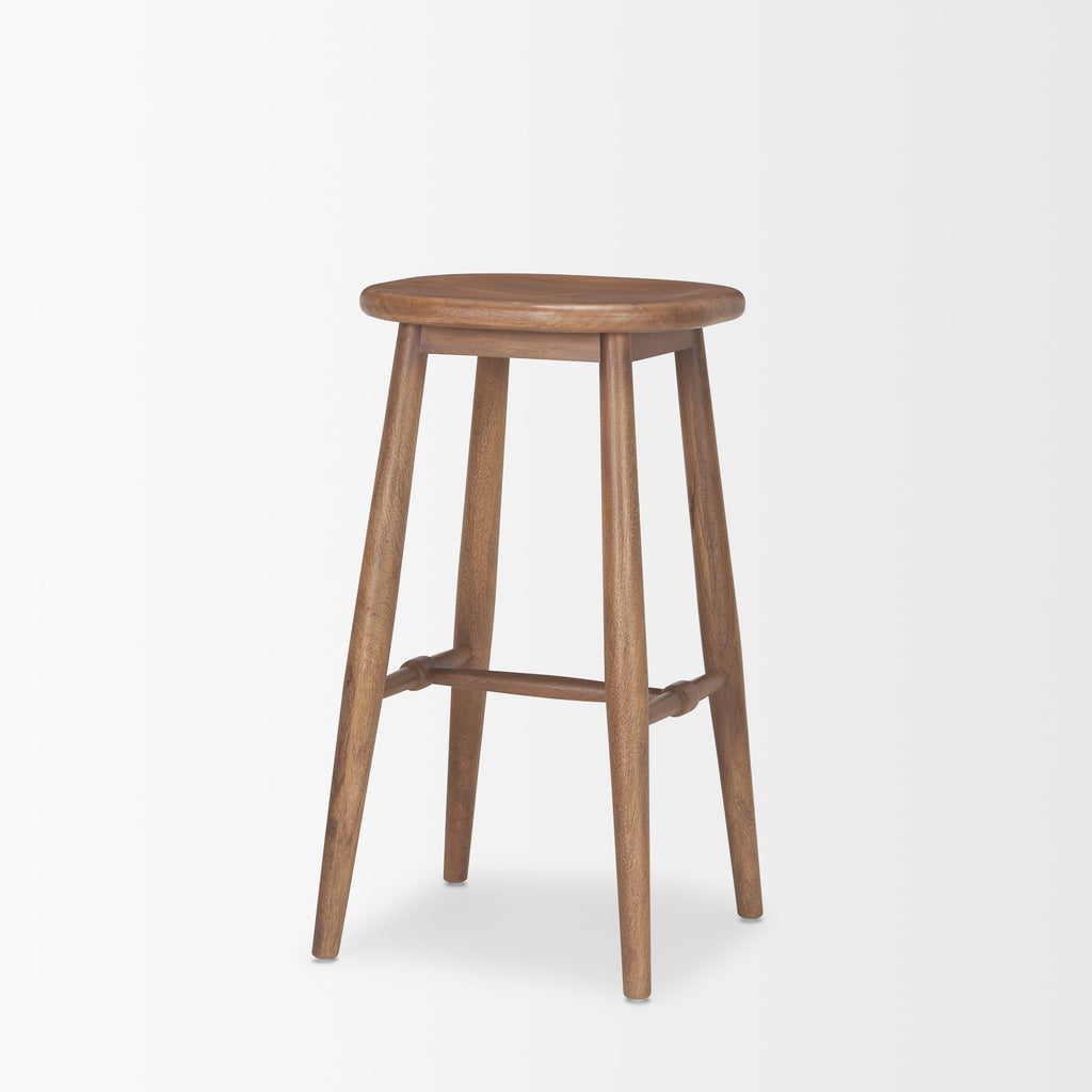 Mercana Ernest 16.5" x 16.5" x 30" Solid Wood Stool