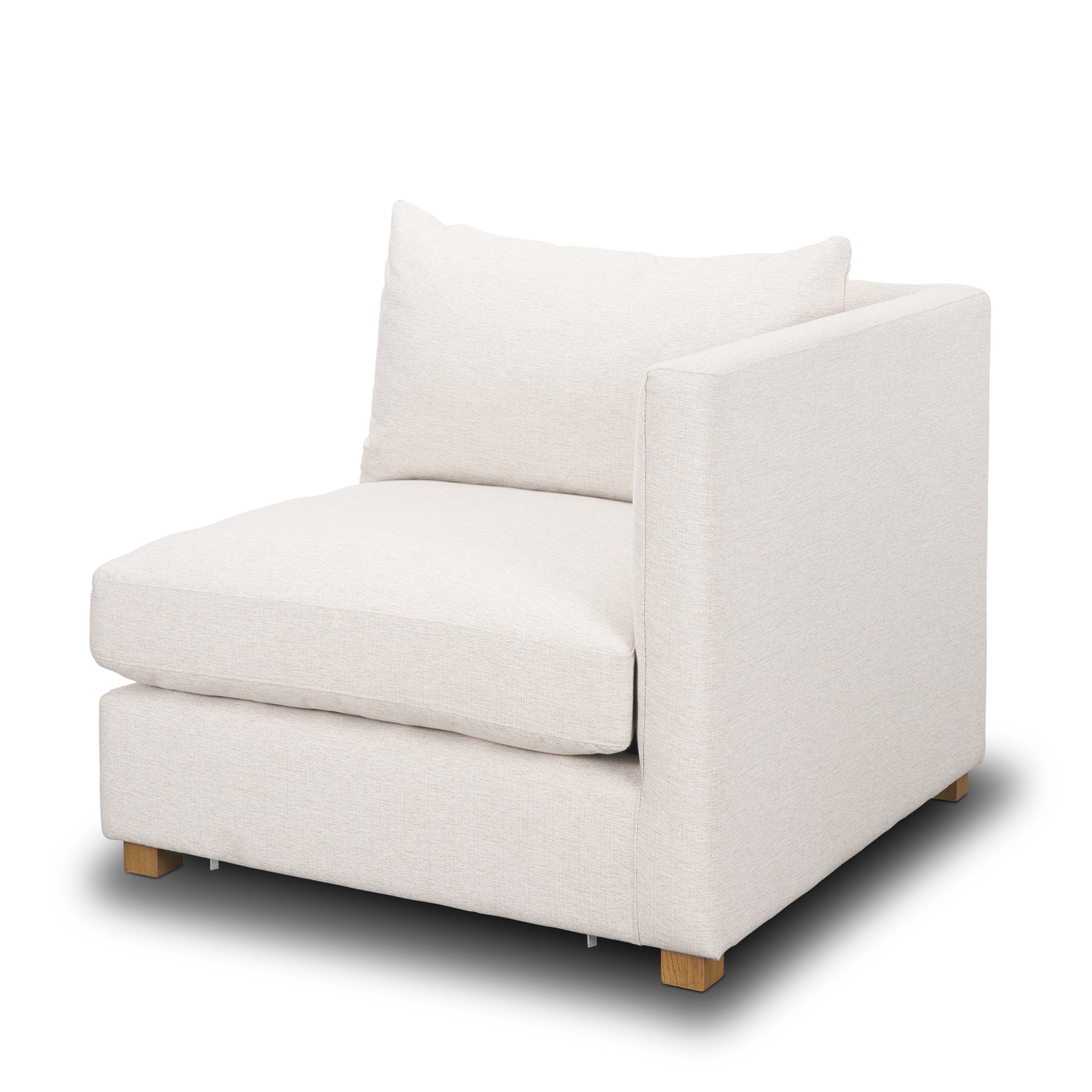 Mercana Halston Right Arm 38.5" x 38.5" x 30.5" Fabric Sectional