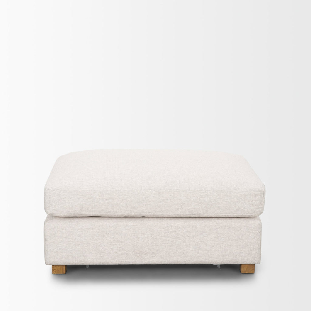 Mercana Halston 38.5" x 26.5" x 19" Fabric Ottoman Sectional