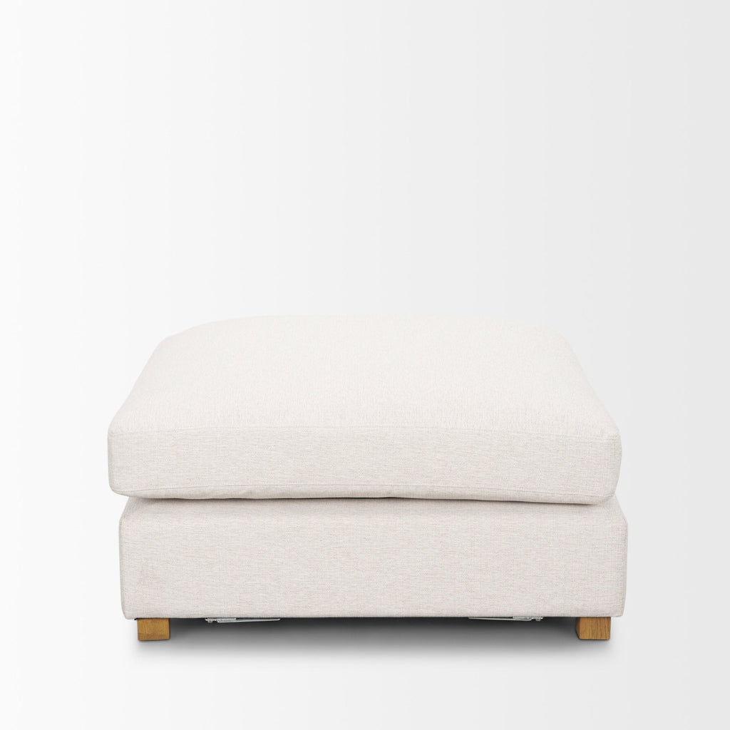Mercana Halston 38.5" x 38.5" x 19" Fabric Ottoman Sectional