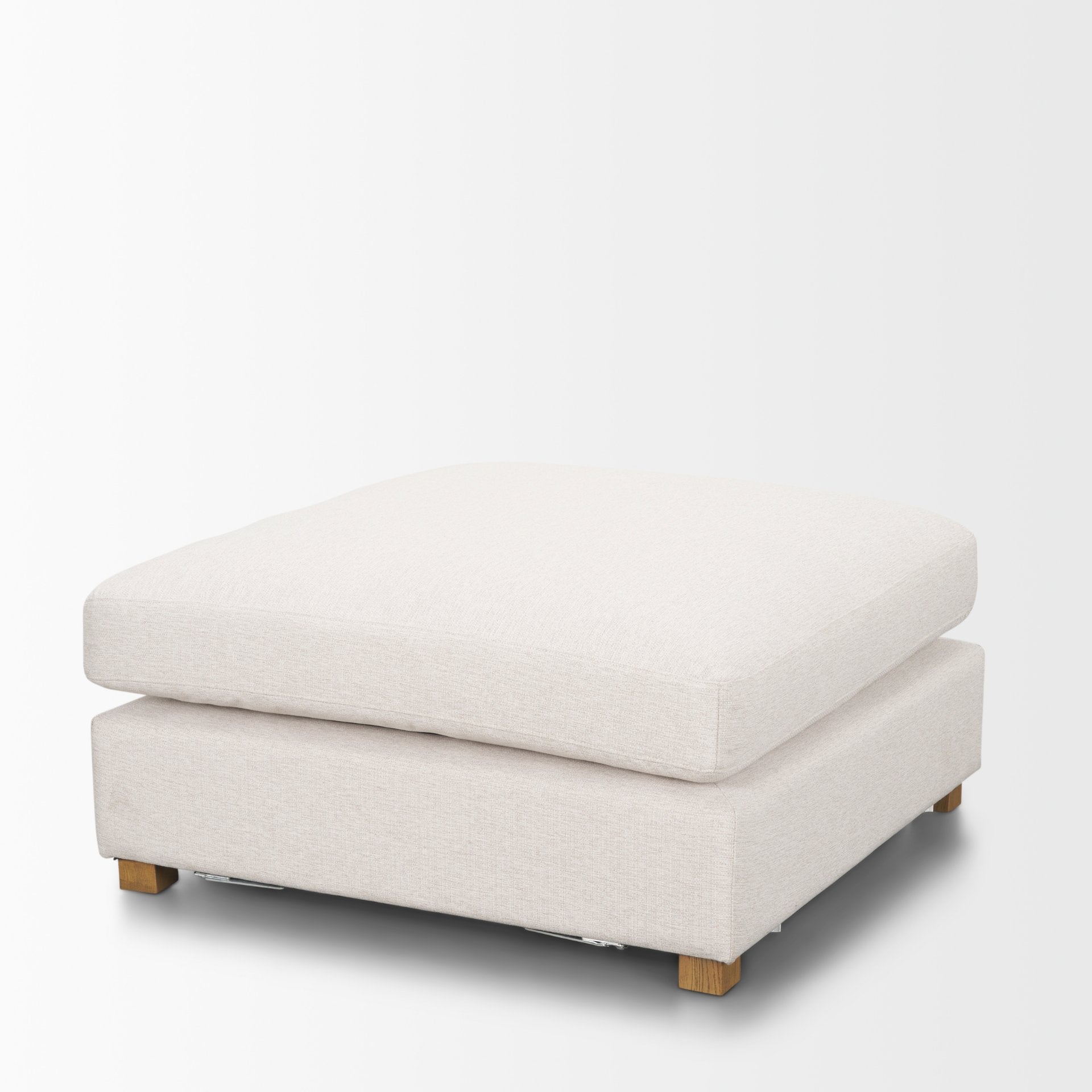 Mercana Halston 38.5" x 38.5" x 19" Fabric Ottoman Sectional