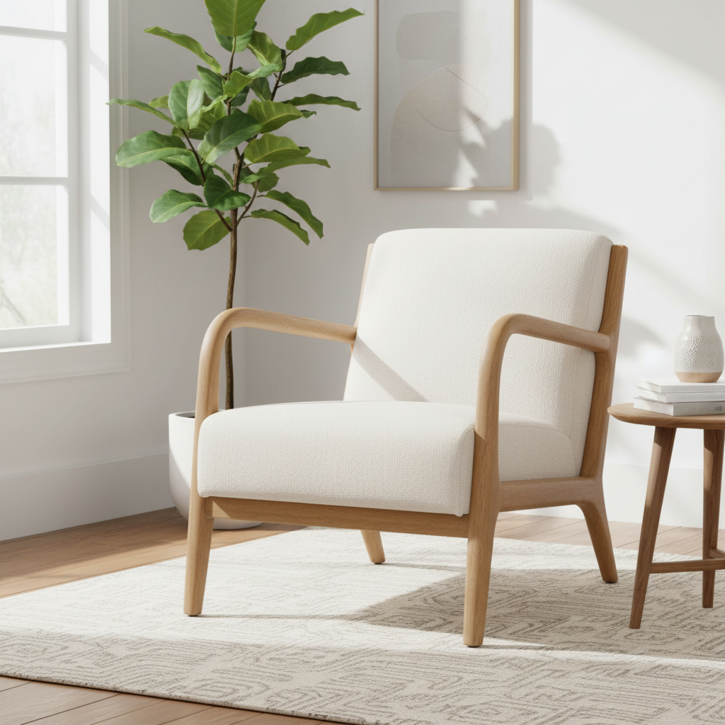 Mercana Cashel 32" x 26" x 29.5" Solid Wood Side Chair