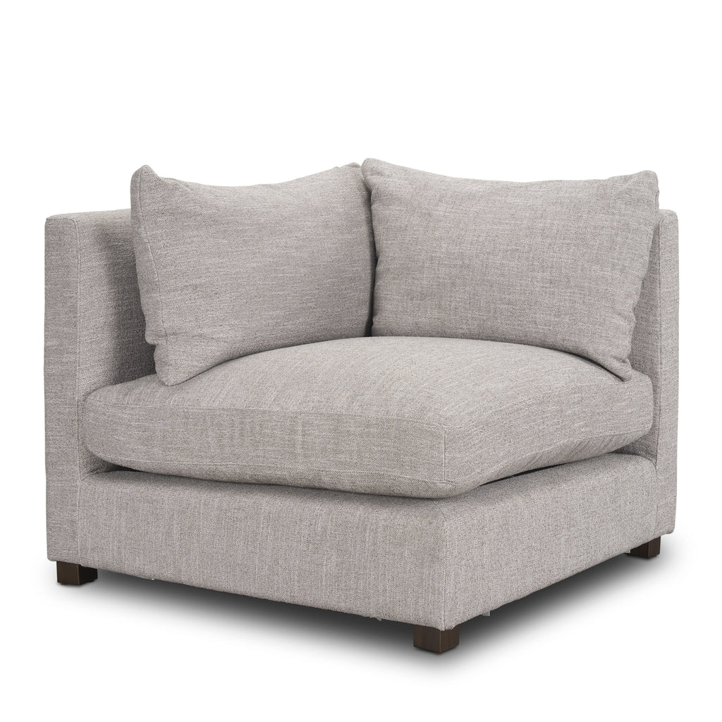Mercana Halston 38.5" x 38.5" x 30.5" Fabric Corner Sectional