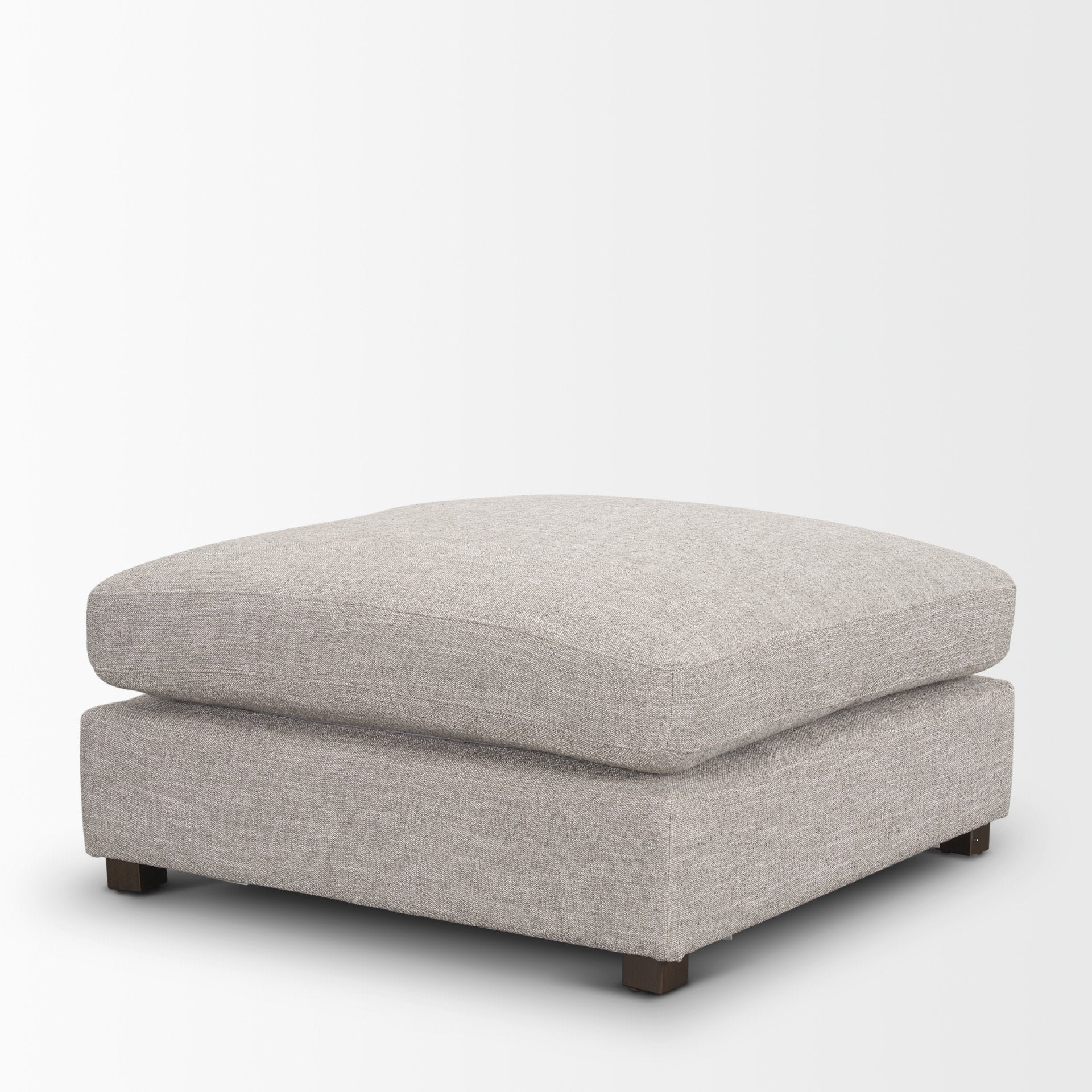 Mercana Halston 38.5" x 38.5" x 19" Fabric Ottoman Sectional