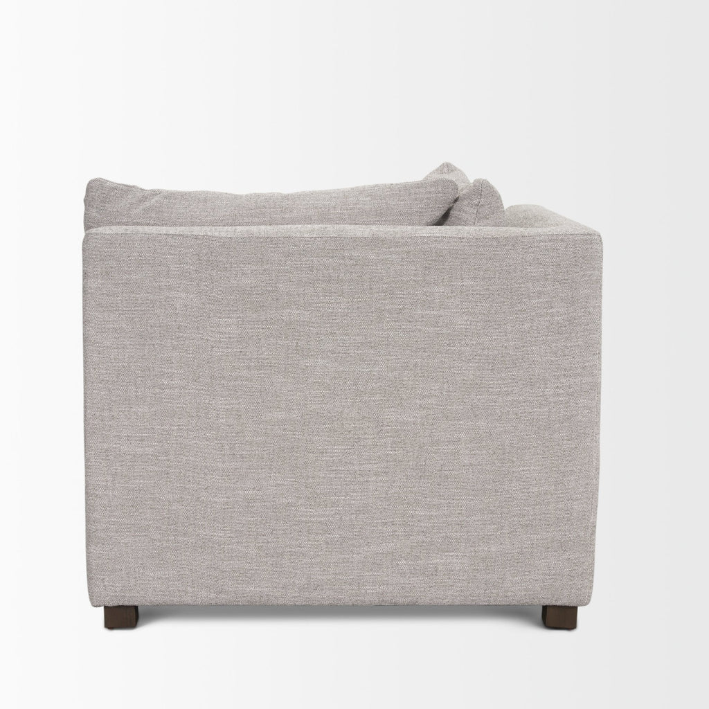 Mercana Halston 38.5" x 38.5" x 30.5" Fabric Corner Sectional