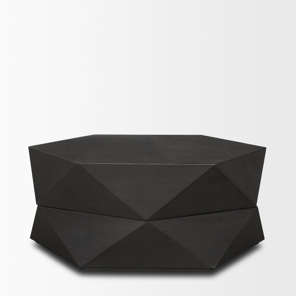 Mercana Arreto 36" x 36" x 15" Solid Wood Coffee Table