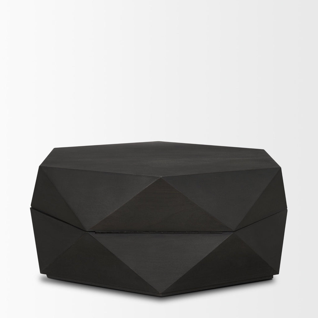 Mercana Arreto 36" x 36" x 15" Solid Wood Coffee Table