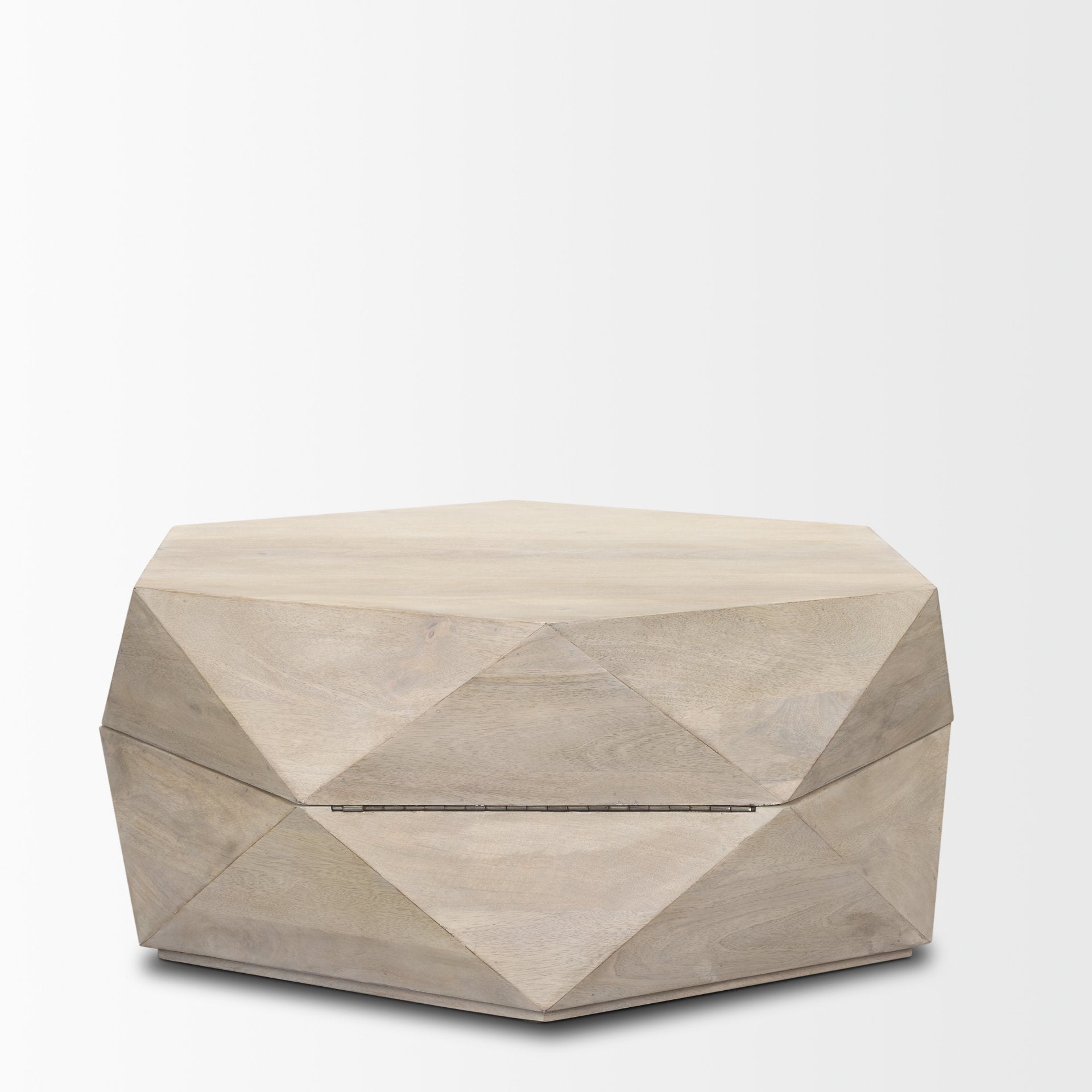 Mercana Arreto 36" x 36" x 15" Solid Wood Coffee Table