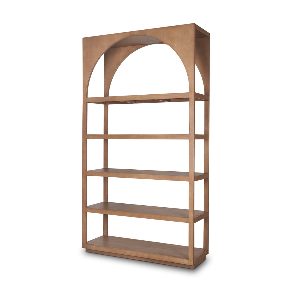 Mercana Bela 47" x 16" x 85" Wood Wall Shelf