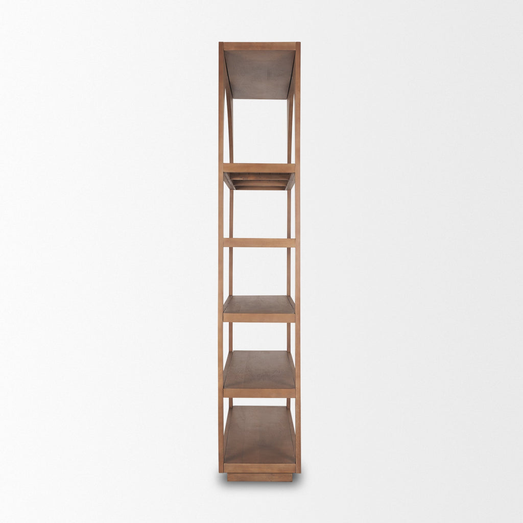 Mercana Bela 47" x 16" x 85" Wood Wall Shelf