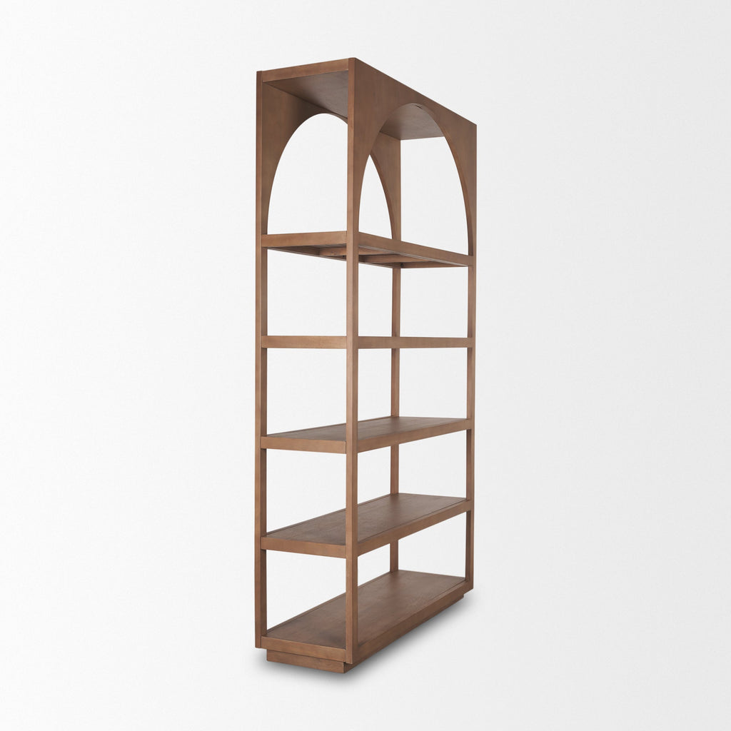 Mercana Bela 47" x 16" x 85" Wood Wall Shelf
