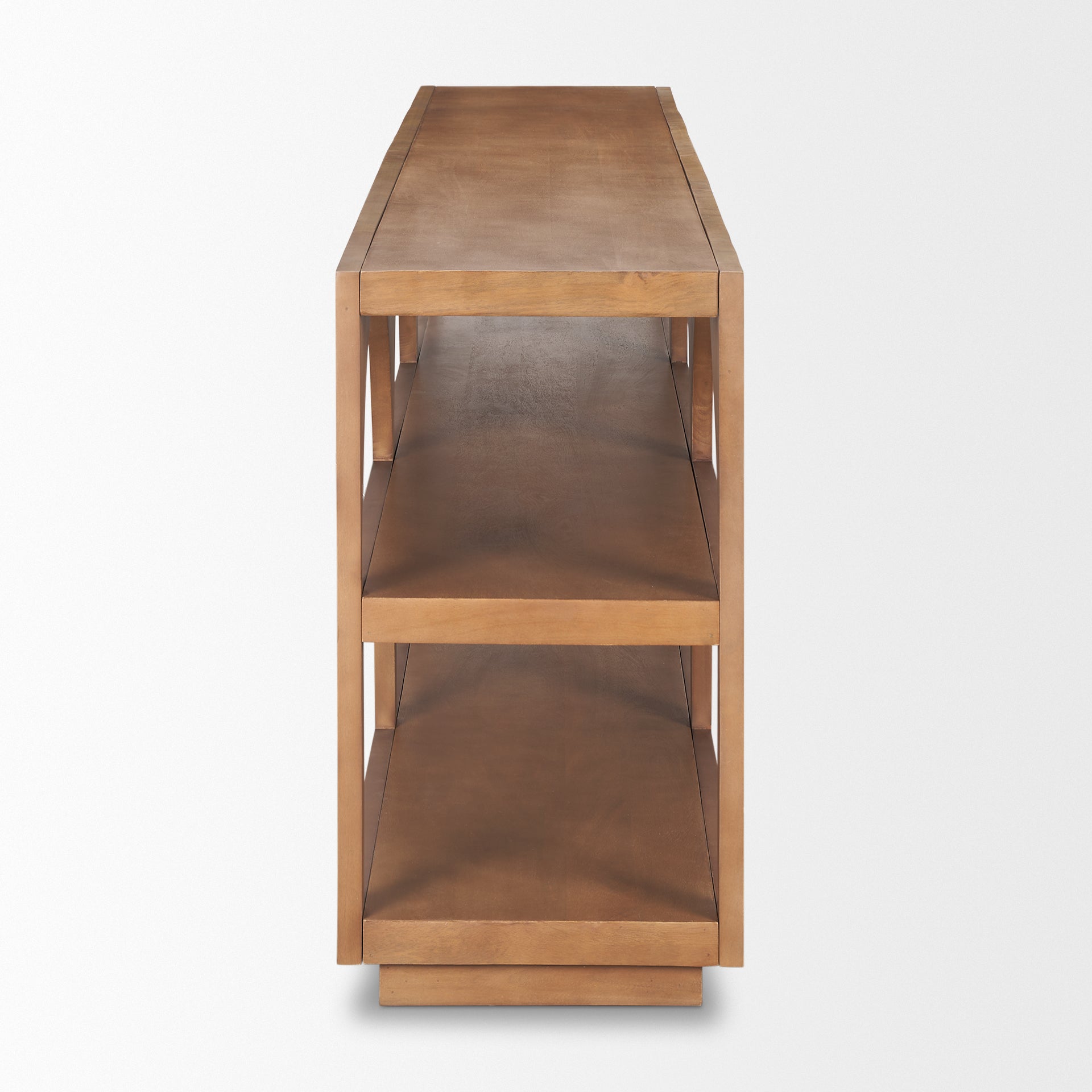 Mercana Bela 80" x 16" x 29" Glass Console Table