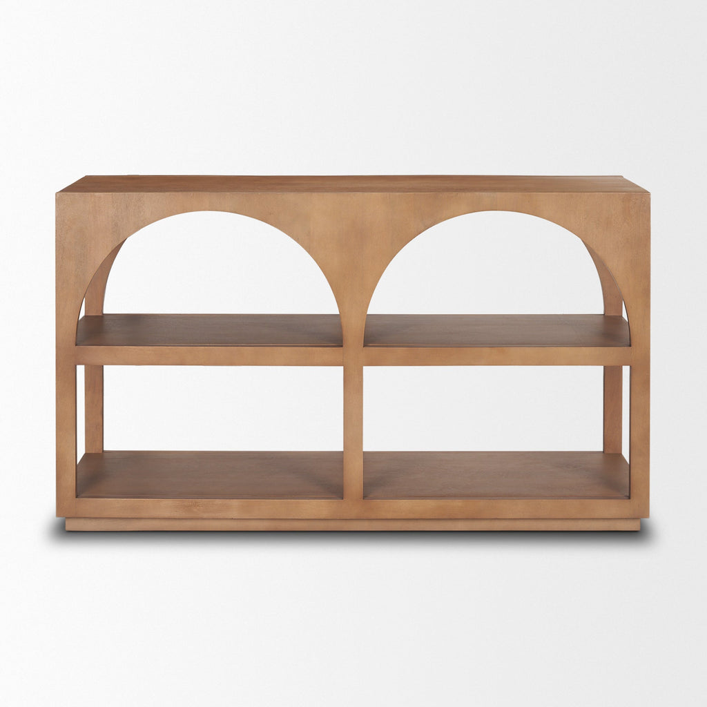 Mercana Bela 54" x 16" x 32" Solid Wood Console Table
