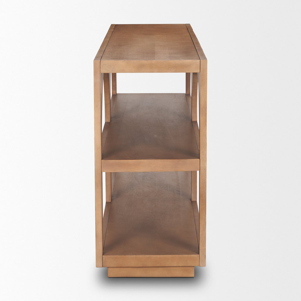 Mercana Bela 54" x 16" x 32" Solid Wood Console Table