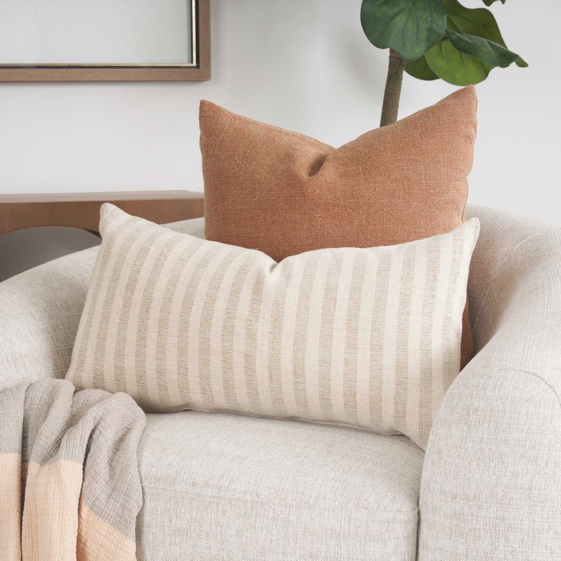 Mercana Jace 14" x 26" x 0.2" Fabric Pillow cover