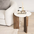 Mercana Rumer 21" x 21" x 20" Solid Wood Side Table
