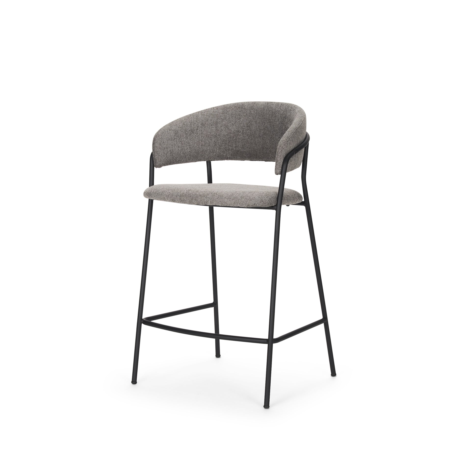 Mercana Carolyn 19.5" x 20.5" x 35.8" Metal Stool