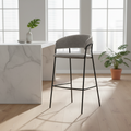 Mercana Carolyn 19.3" x 20.5" x 39.8" Metal Stool