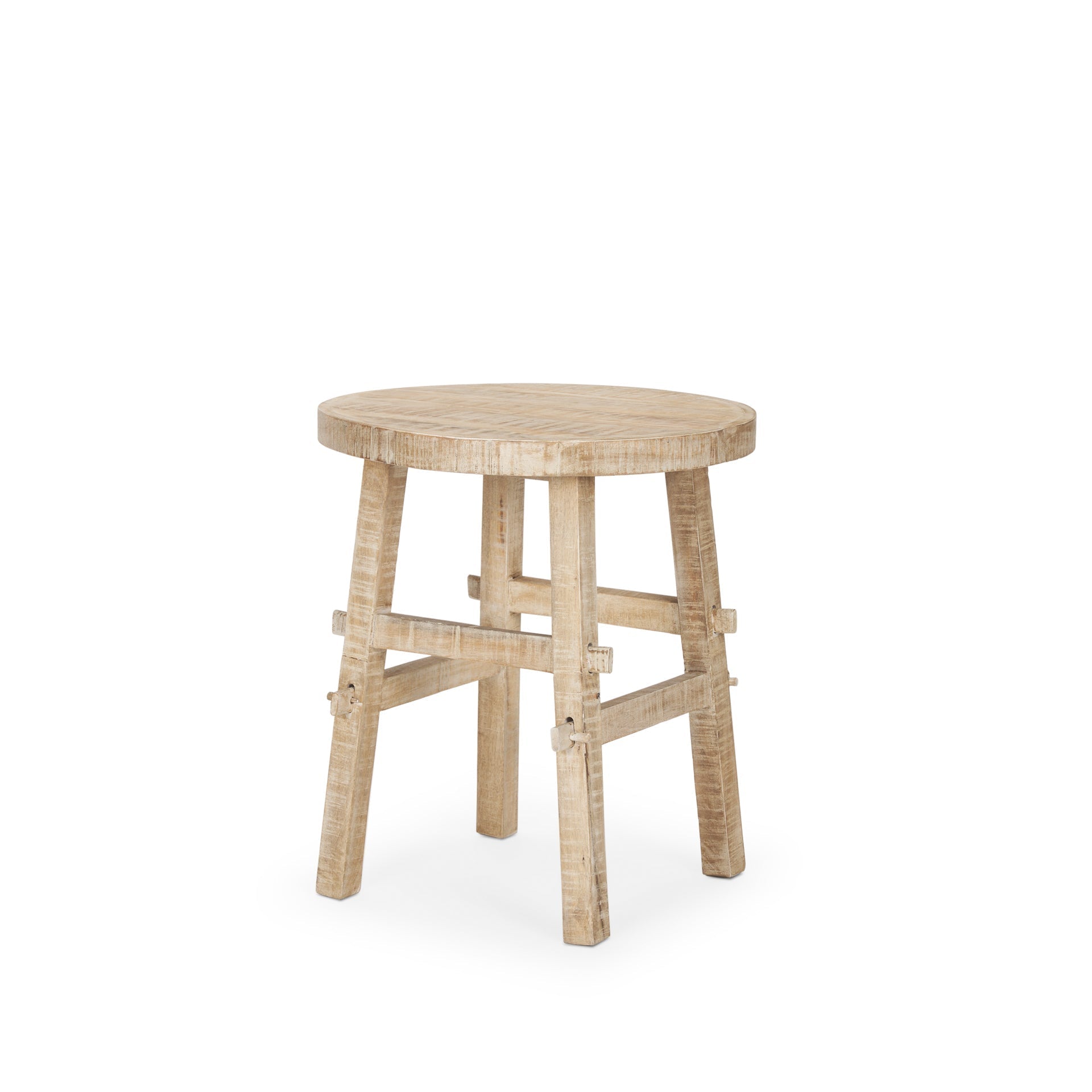 Mercana Rosie 20" x 20" x 1.5" Solid Wood Side Table