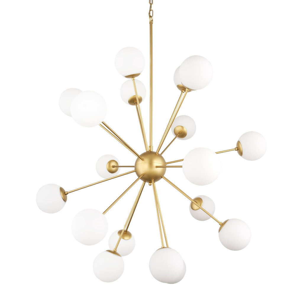 Mercana Barbara 48.8" x 48.8" x 48.8" Glass,Metal Chandelier