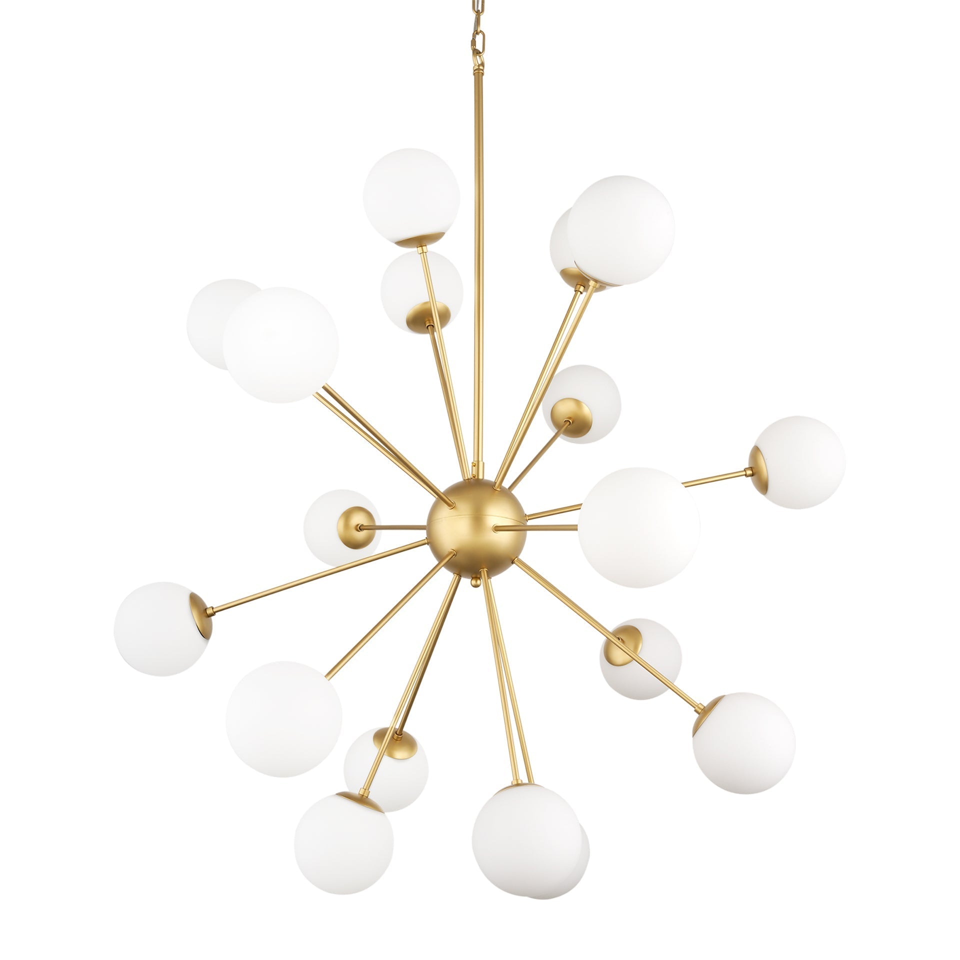 Mercana Barbara 48.8" x 48.8" x 48.8" Glass,Metal Chandelier