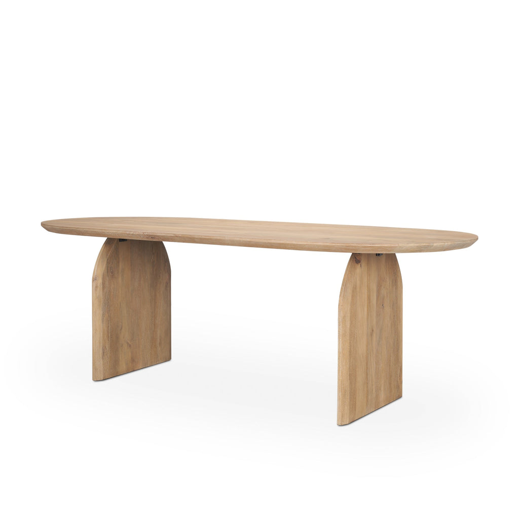 Mercana Isla 86.5" x 39" x 30" Solid Wood Dining Table