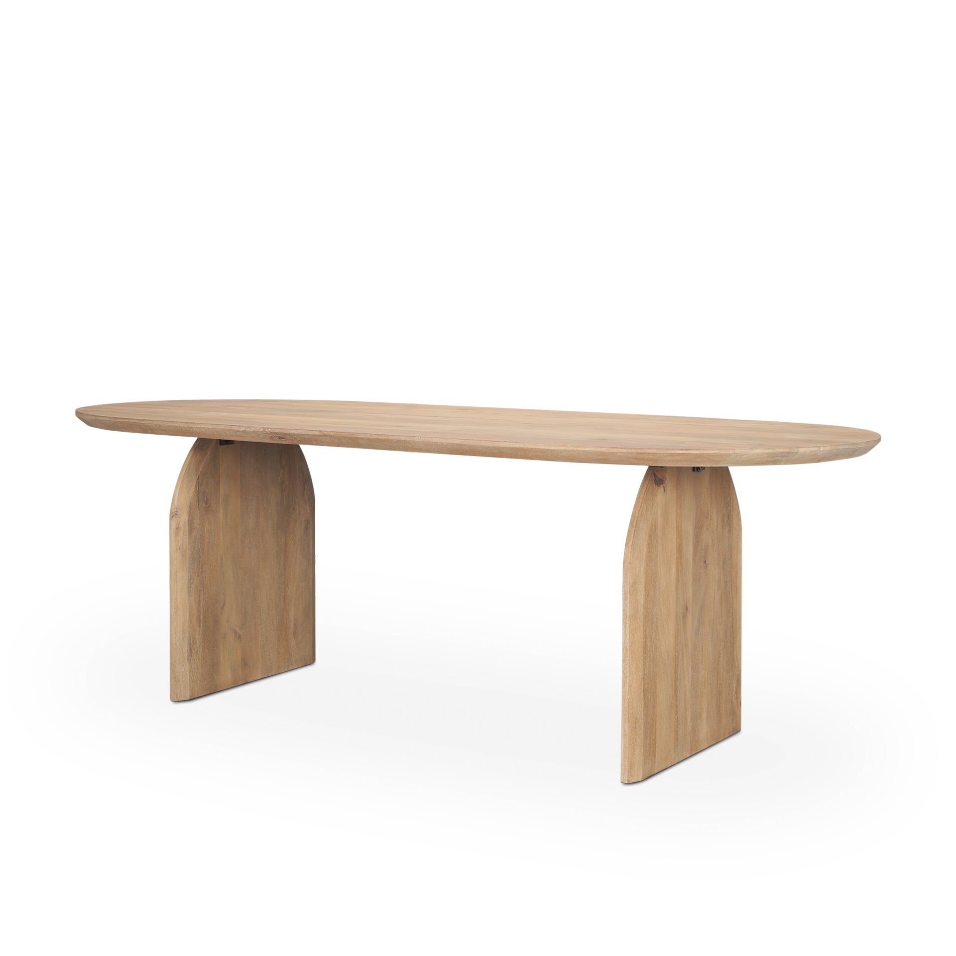 Mercana Isla 86.5" x 39" x 30" Solid Wood Dining Table
