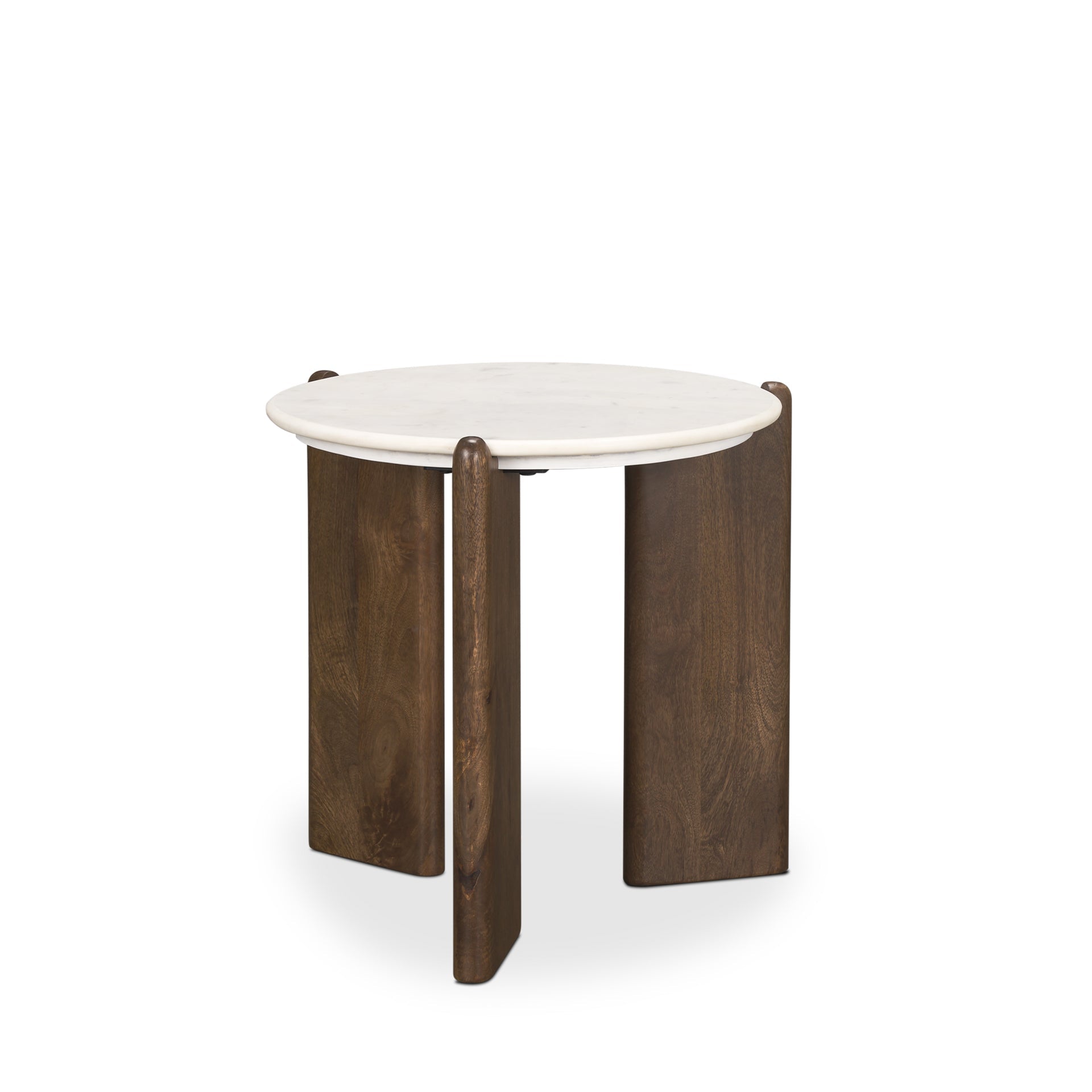 Mercana Rumer 21" x 21" x 20" Solid Wood Side Table