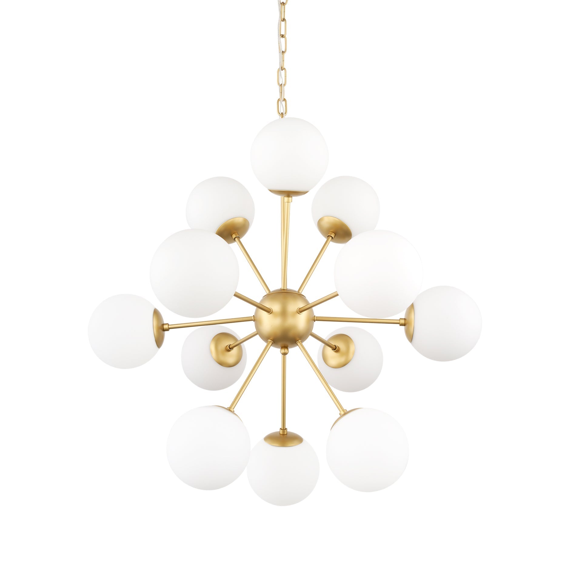 Mercana Barbara 31.5" x 31.5" x 31.5" Glass,Metal Chandelier