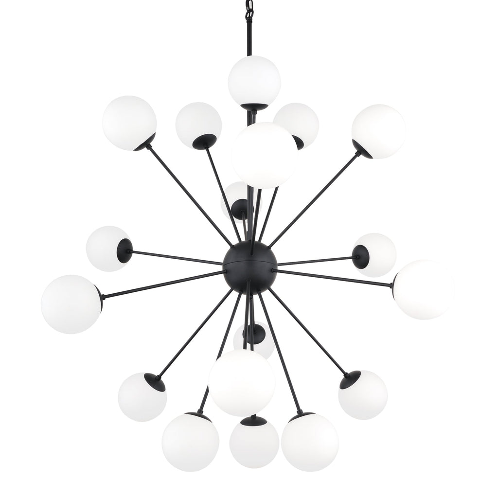 Mercana Barbara 48.8" x 48.8" x 48.8" Glass,Metal Chandelier
